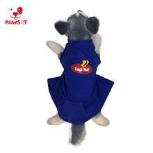 Load image into Gallery viewer, PAWS IT Dog Clothes Cat Clothes Lugi Me Blue Dress