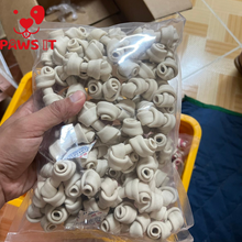 Load image into Gallery viewer, Paws it Dog Dental Chew Treats 5pcs Mini Knotted Bone Dog 2.5 inches Per 5pcs