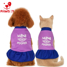 Load image into Gallery viewer, Mini Pooper Violet Dress