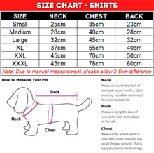 Load image into Gallery viewer, PAWS IT Dog Clothes Cat Clothes Shakey's Sando