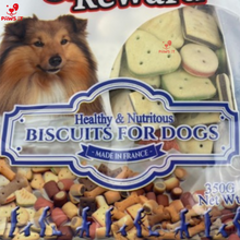 Load image into Gallery viewer, PAWS IT TRAIN & REWARD Oven Baked Biscuits 350G Mix Mini Stuffed Biscuits, Mix Crunchy Biscuit White, Mix Sandwiches Biscuits, Mix Sandwich Bones