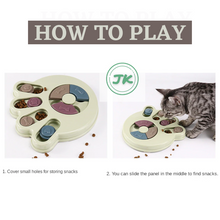 Load image into Gallery viewer, Pet Puzzle Food Dispensing Toy Increase IQ Interactive Training Games Feeder