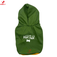 Load image into Gallery viewer, Wild Child Army Green Hoodie