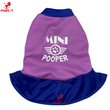 Load image into Gallery viewer, Mini Pooper Violet Dress