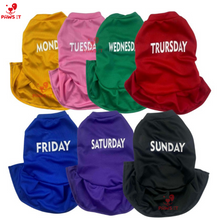 Load image into Gallery viewer, Monday Tuesday Wednesday Thursday Friday Saturday Sunday Dress