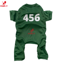 Load image into Gallery viewer, Squidgame Onesie Jumpsuit Green 456