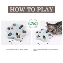 Load image into Gallery viewer, Pet Puzzle Food Dispensing Toy Increase IQ Interactive Training Games Feeder