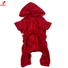 Load image into Gallery viewer, Puppy Heist Onesie Jumpsuit with Hood