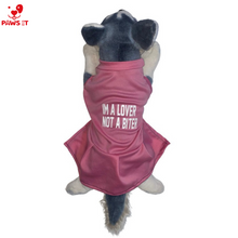 Load image into Gallery viewer, Pet Dress Im a lover, not a Biter