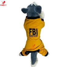 Load image into Gallery viewer, FBI Yellow Jumpsuit Onesie