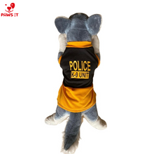 Load image into Gallery viewer, Police K9 Black and Yellow Dress