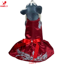 Load image into Gallery viewer, Embroidered Red Dress