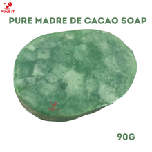 Load image into Gallery viewer, PAWS IT Pure Organic Madre de Cacao Oval Soap 90g Antibacterial Soap