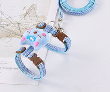 Load image into Gallery viewer, Vest Harness Soft Adjustable Pet Walking Leash