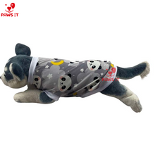 Load image into Gallery viewer, Panda-Print Gray Shirt