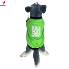 Load image into Gallery viewer, Eat-Sleep-Play-Poop-Repeat Pink Shirt