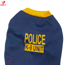 Load image into Gallery viewer, Police K9 Unit Navy Blue Black Sirt