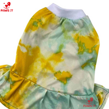 Load image into Gallery viewer, Tie Dye Yellow Dress