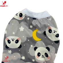 Load image into Gallery viewer, Panda-Print Gray Shirt
