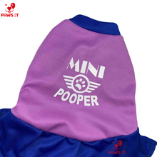 Load image into Gallery viewer, Mini Pooper Violet Dress