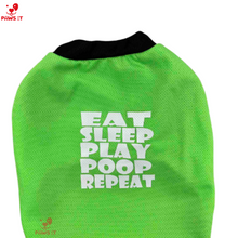 Load image into Gallery viewer, Eat-Sleep-Play-Poop-Repeat Pink Shirt