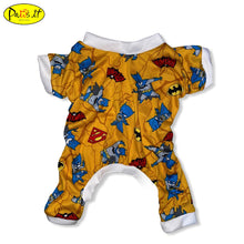 Load image into Gallery viewer, Batman Print Yellow Jumpsuit