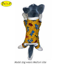 Load image into Gallery viewer, Batman Print Yellow Jumpsuit