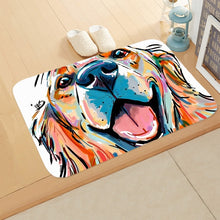 Load image into Gallery viewer, Anti-Slip Dog Design Print Kitchen Bathroom Entrance Mat