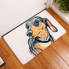 Load image into Gallery viewer, Anti-Slip Dog Design Print Kitchen Bathroom Entrance Mat