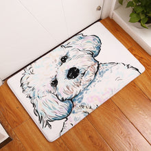 Load image into Gallery viewer, Anti-Slip Dog Design Print Kitchen Bathroom Entrance Mat