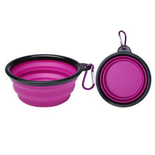 Load image into Gallery viewer, Pet Folding Food/Water Bowl 350ml