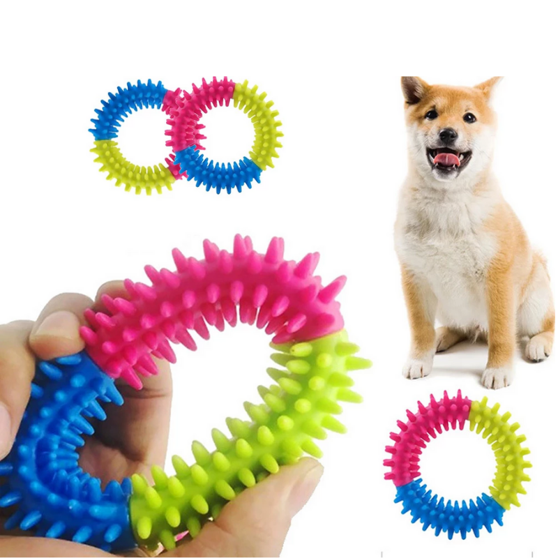 Pet Soft Ring Bite Teether Toy