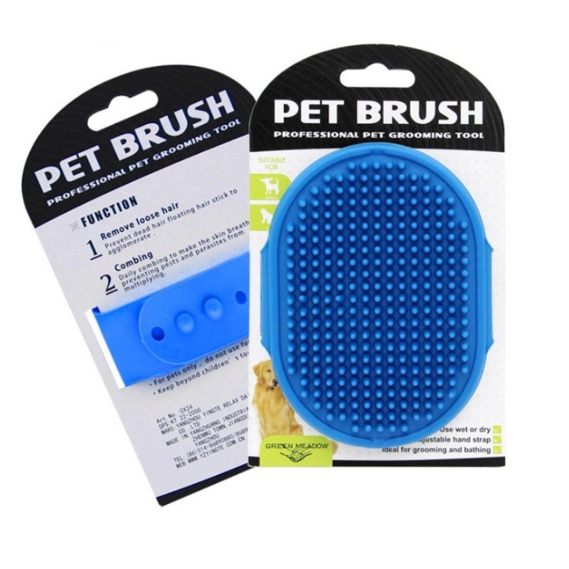 Pet Silicone Dog Grooming Brushes for Bath and Massage