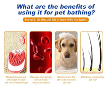 Load image into Gallery viewer, 2 in 1 Shampoo Dispensing Massage Pet Brush