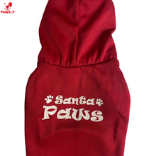 Load image into Gallery viewer, Santa Paws Red Hoodie