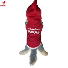 Load image into Gallery viewer, Santa Paws Red Hoodie