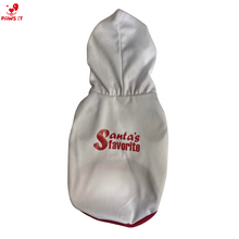 Load image into Gallery viewer, Santa's Favorite White Hoodie