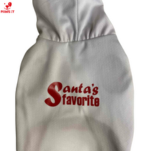 Load image into Gallery viewer, Santa's Favorite White Hoodie
