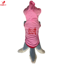 Load image into Gallery viewer, Merry Christmas Hoodie Pink