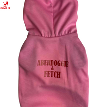 Load image into Gallery viewer, Aberdoggie and Fetch Pink Hoodie