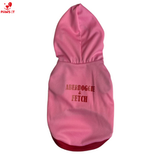Load image into Gallery viewer, Aberdoggie and Fetch Pink Hoodie