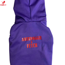 Load image into Gallery viewer, Aberdoggie and Fetch Violet Hoodie