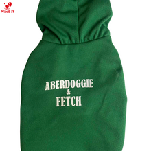Load image into Gallery viewer, Aberdoggie and Fetch Green Hoodie