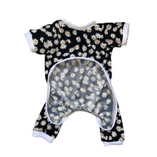 Load image into Gallery viewer, Pajama Jumpsuit Floral Black