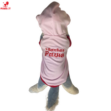 Load image into Gallery viewer, Santa Paws Pink Hoodie
