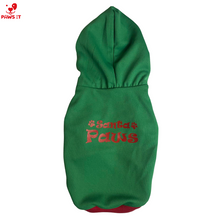 Load image into Gallery viewer, Santa Paws Green Hoodie