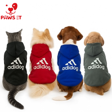 Load image into Gallery viewer, Adidog Gray Blue Black Red Hoodies
