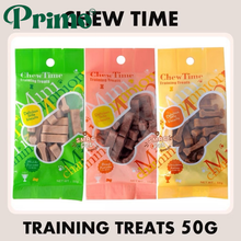 Load image into Gallery viewer, Chew Time Training Dog Snack Treats 50g – Beef | Chicken | Milk | Mixed – New Packaging
