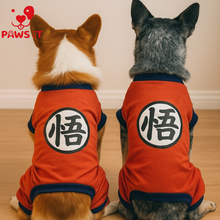 Load image into Gallery viewer, Dragonball Logo Orange Onesie
