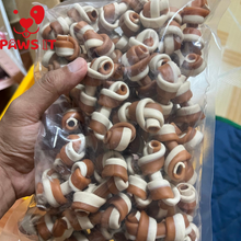 Load image into Gallery viewer, Paws it Dog Dental Chew Treats 5pcs Mini Knotted Bone Dog 2.5 inches Per 5pcs
